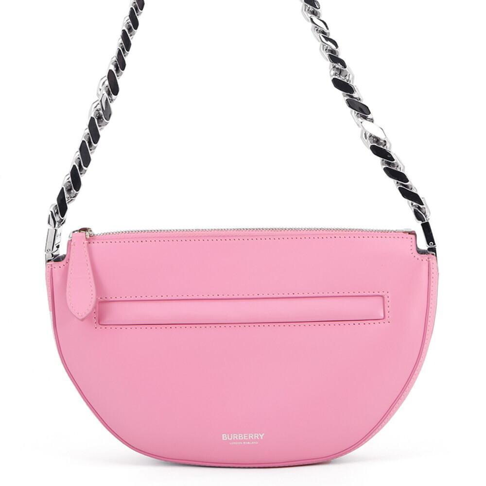 Burberry Chain Shoulder Bag Olympia Mini Leather 80430821 BURBERRY Handbag Wo...